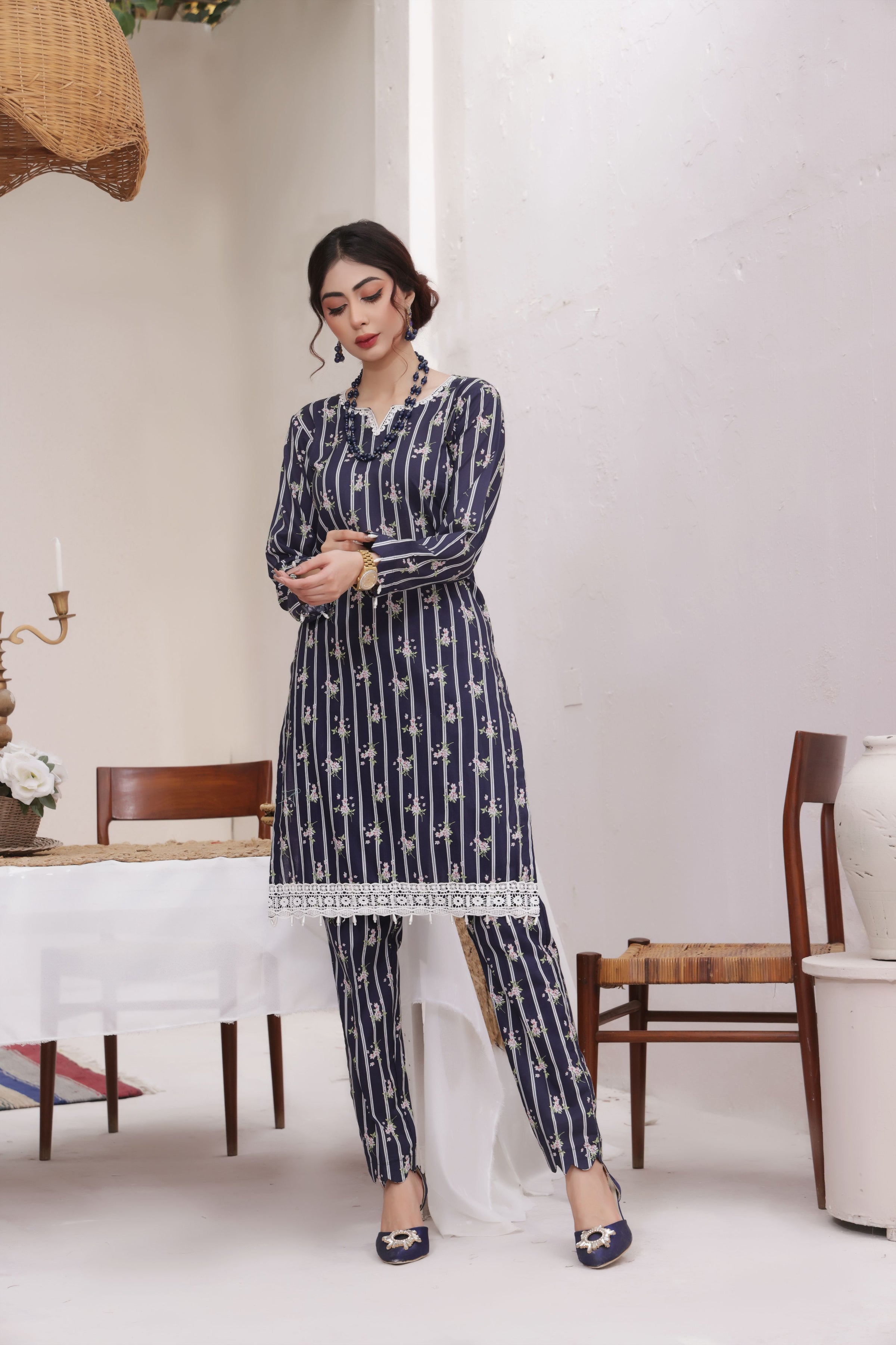 Queen Libas Fitoor F06 - 2 Piece Ready Made Lawn Suits