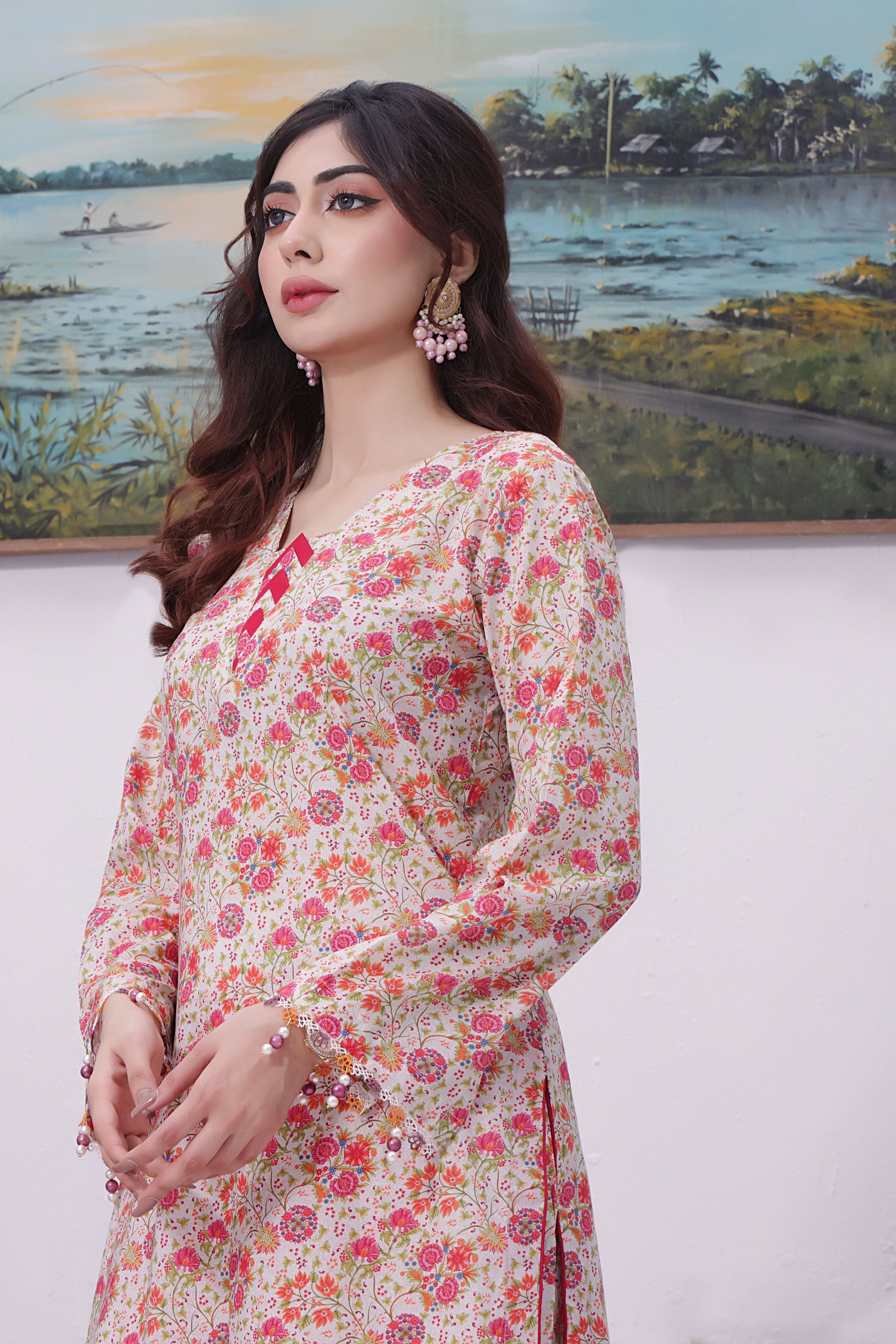 Queen Libas Fitoor F04 - 2 Piece Ready Made Lawn Suits